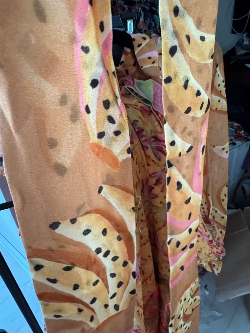 FARM Rio NWT Mixed Prints Maxi Chemise Dress with Belt - Picture 15 of 16